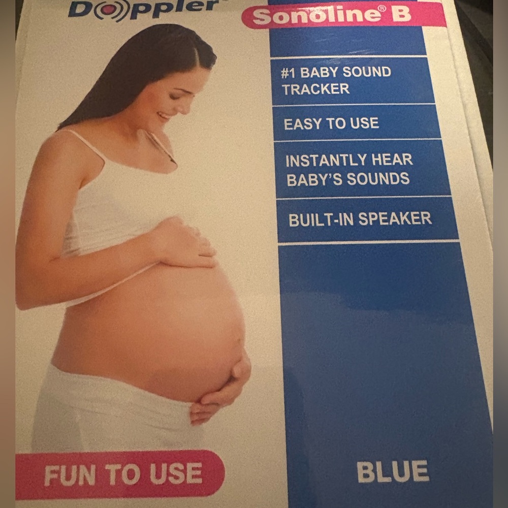 Sonoline B baby Doppler handheld heartbeat monitor, blue